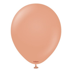 Balony lateksowe Kalisan Clay Pink, różowy 30 cm, 100 szt.