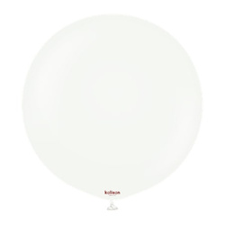 Balony lateksowe White, białe Kalisan 60cm, 2 szt.