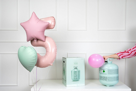 Butla z helem XXL, 0.59m3, na maks. 90 balonów