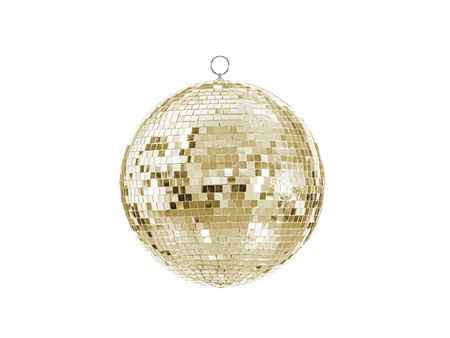 Dekoracja wisząca Kula Dyskotekowa Disco, Złota, 30cm