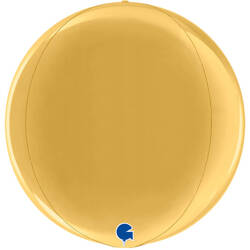 Balon Globe kula złota 4D 40 cm