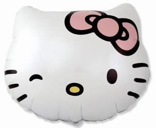 Balon foliowy Hello Kitty Głowa, 60cm