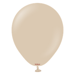 Balony lateksowe Kalisan Hazelnut, beżowy 30 cm, 100 szt.