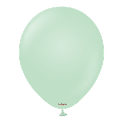 Balony lateksowe Kalisan Macaron Green, zielony, 30 cm, 100 szt.