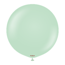 Balony lateksowe Kalisan Macaron Green, zielony, 45 cm, 1 szt.