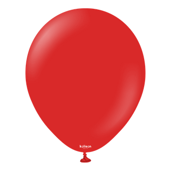 Balony lateksowe Kalisan Red, czerwony 30cm, 100 szt.