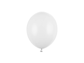 Balony lateksowe Strong, Białe, Pastel Pure White, 12cm, 100 szt.