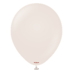 Balony lateksowe White Sand, kremowy 45 cm, 25 szt.