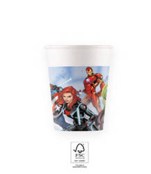 Kubeczki papierowe Avengers 200 ml, 8 szt.
