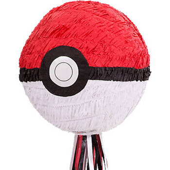 Piñata, Piniata Pokemon, Pokéball, okrągła, 27.3 x 27.9 x 27.3 cm