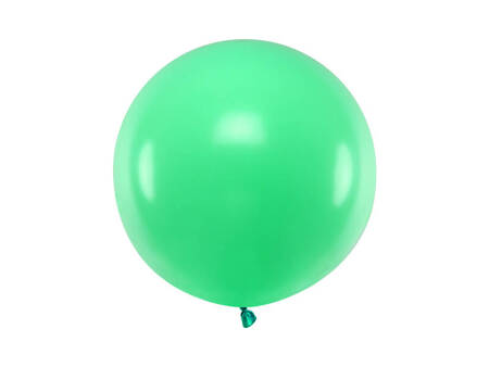 Balon okrągły 60 cm, Zielony, Pastel Green