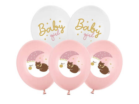 Balony 30 cm, Baby girl, 50szt.