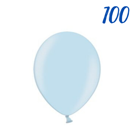 Balony Strong 12 cm, Metaliczne Niebieskie (1 op. / 100 szt.)