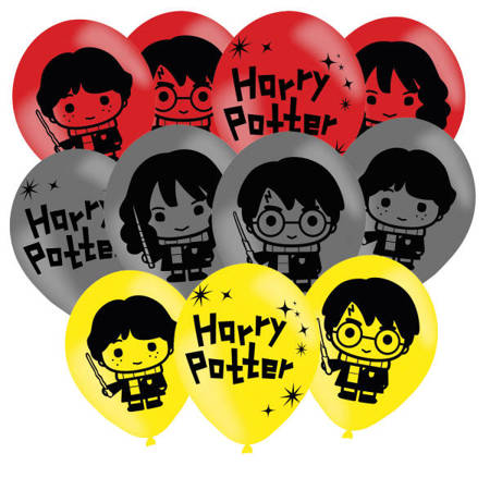 Balony lateksowe Harry Potter 28 cm, 6 szt.