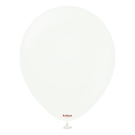 Balony lateksowe Kalisan White, białe 30cm, 100 szt.