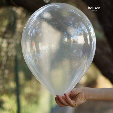 Balony lateksowe Kalisan transparentne, 30 cm, 100 szt.