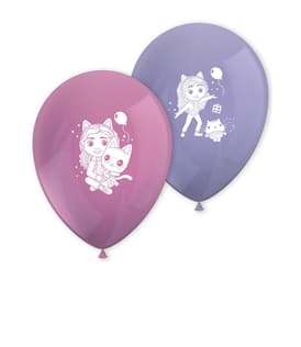 Balony lateksowe Koci Domek Gabi, 28 cm, 8 szt.