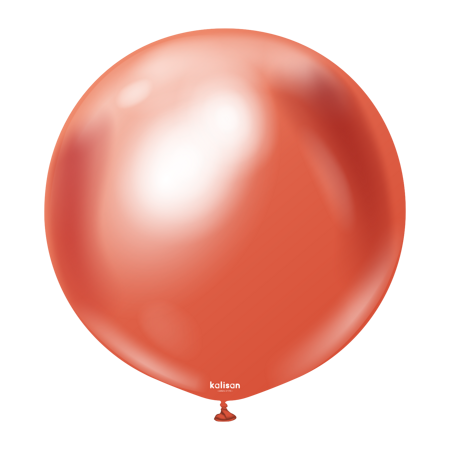 Balony lateksowe Mirror Red, czerwony, 45 cm, 1 szt.