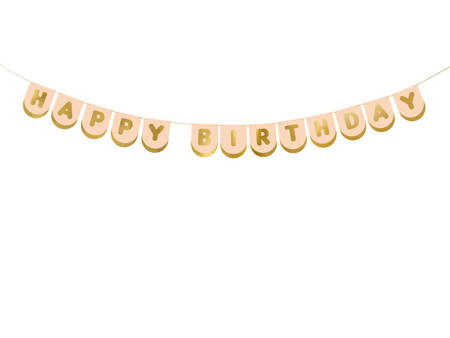 Baner Happy Birthday, 150cm