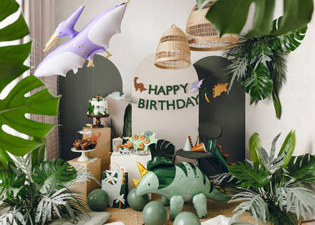 Baner Happy Birthday Dino, 3 m, mix