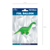Balon foliowy brachiozaur, dinozaur 78cm x 130cm