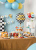 Balonowy topper na tort Autko, mix, 29 cm