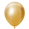 Balony lateksowe Kalisan Mirror Gold złote, 30cm, 50szt.