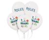 Balony lateksowe policja 5 szt 30 cm