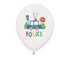 Balony lateksowe policja 5 szt 30 cm